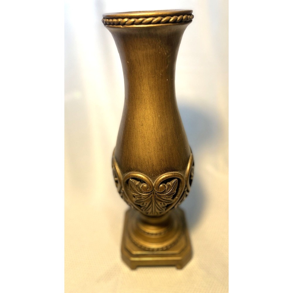 Bronze Resin Finish Vase 14 inches tall and 4.5 inches wide